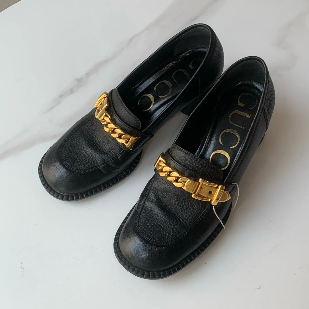 90新 GUCCI/古驰 90新 古驰 安洁利严选/XK0111224 高跟鞋
