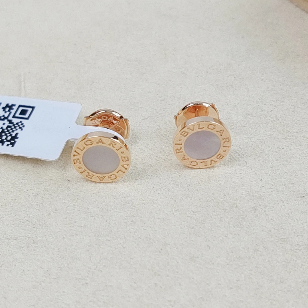 95新 宝格丽 安洁利严选圆盘系列/SK0118240 耳环