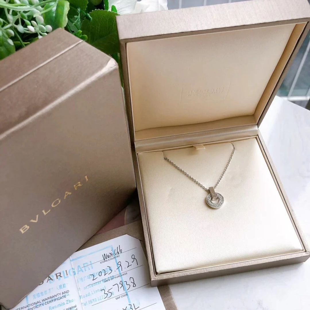 95新 BVLGARI/宝格丽 安洁利田哥项链/SK0118143