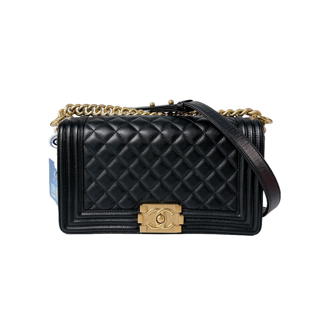 95新 Chanel/香奈儿 安洁利严选口盖包/BK0127912 斜挎包