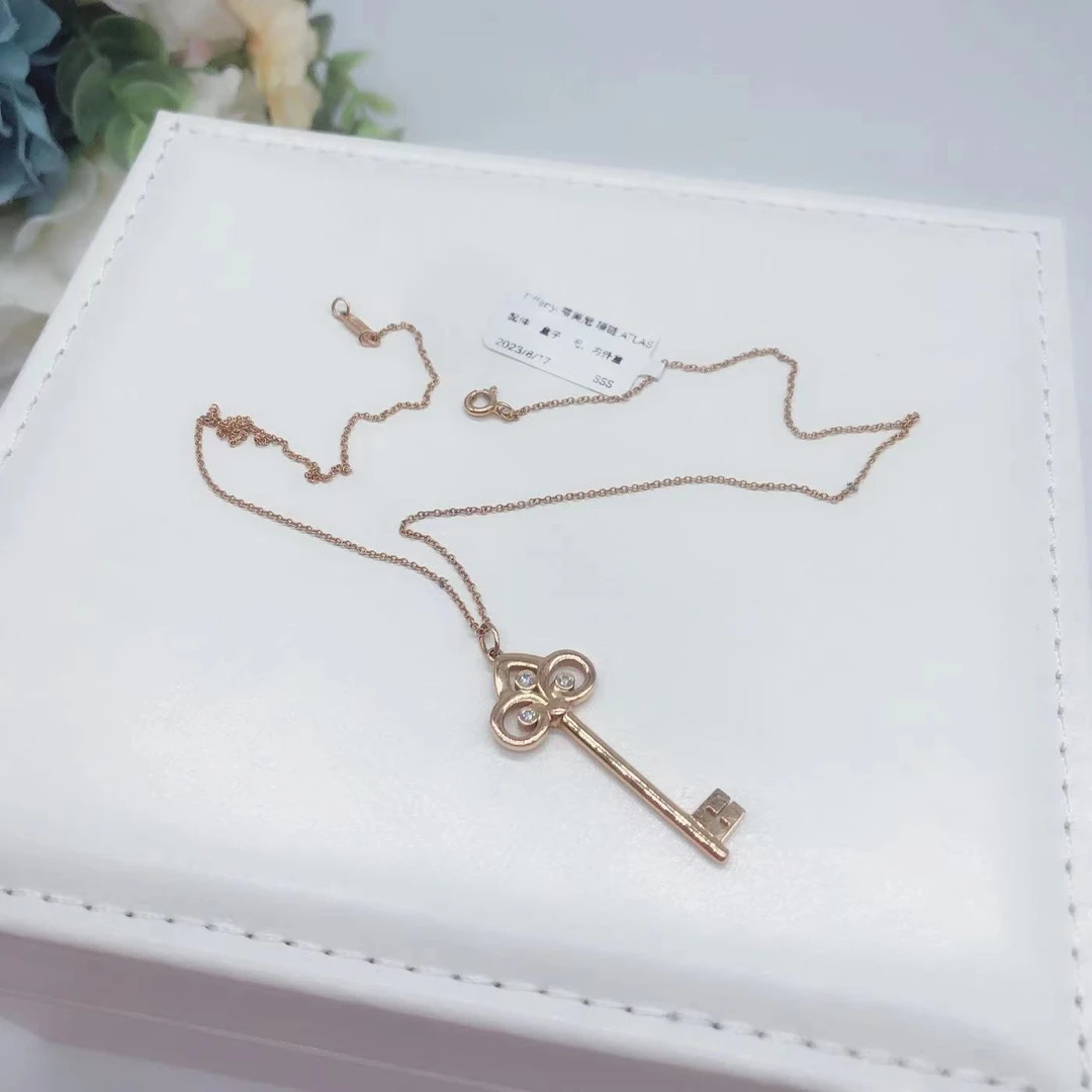 95新 Tiffany & Co./蒂芙尼 安洁利田哥项链/SK0104667