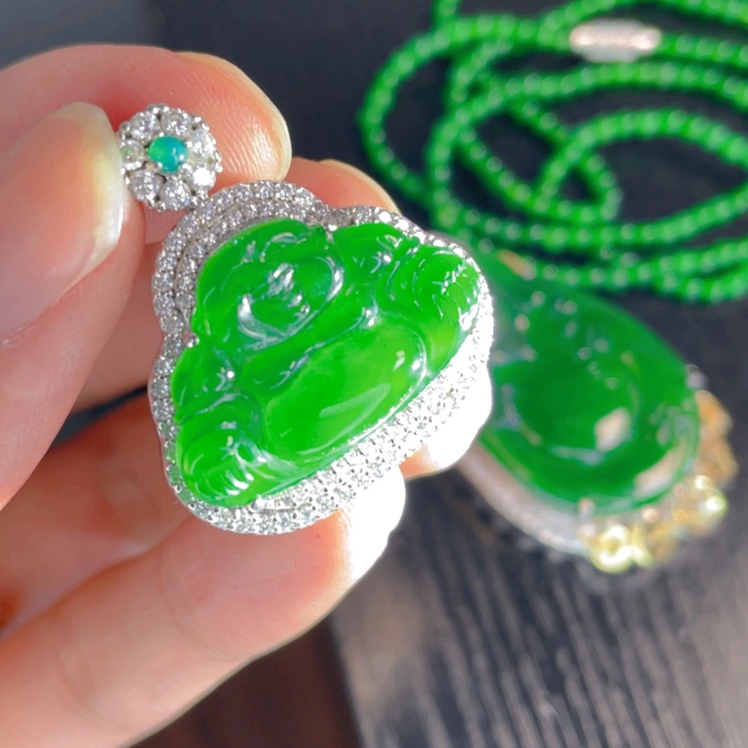 【闪购商品】翡翠颈饰银S925镶嵌