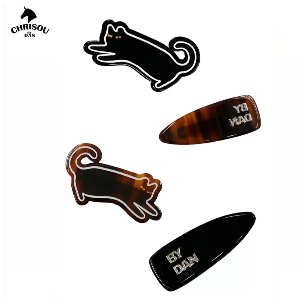 CHRISOUBYDAN欧阳丹 小猫ip创意发卡 可爱 DSC买手店 AW23C03045