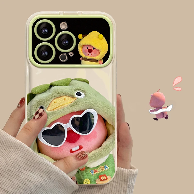 墨镜海狸适用苹果/华为/vivo/oppo/翻盖iPhone15手机壳