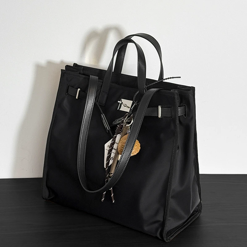 休闲时尚大容量简约简约女托特手提包女士