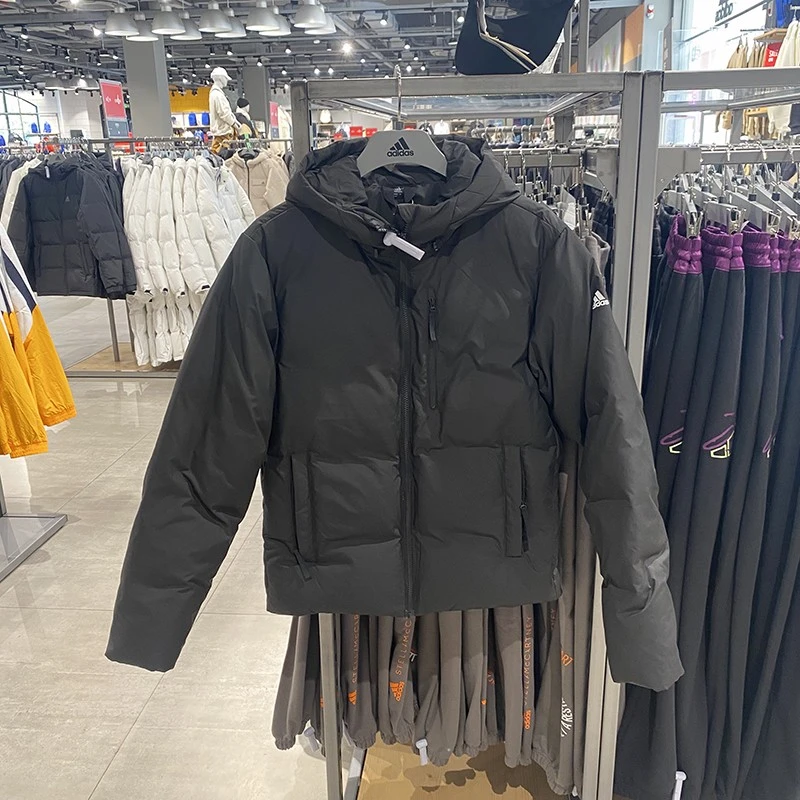 正品Adidas/阿迪达斯冬季男子户外保暖休闲运动羽绒服外套 IT8716