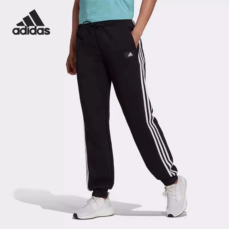 正品Adidas/阿迪达斯百搭运动女子秋款束脚跑步休闲长裤H57311