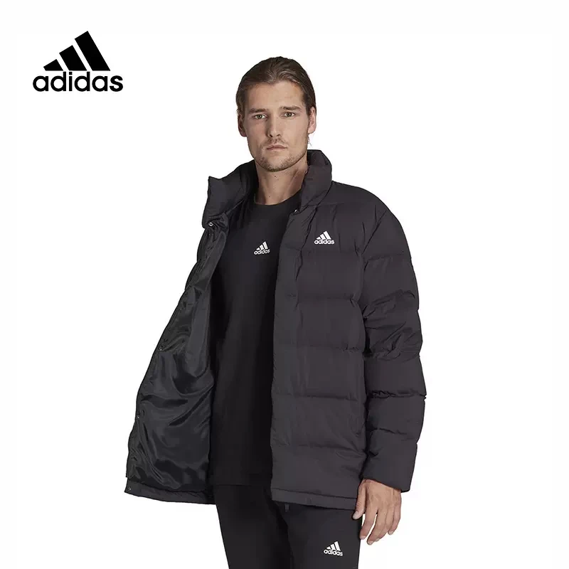 正品Adidas/阿迪达斯冬季男子立领运动休闲保暖防风羽绒服HG8700