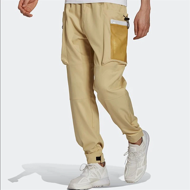 正品Adidas/阿迪达斯三叶草男子大口袋休闲运动工装长裤 H09350