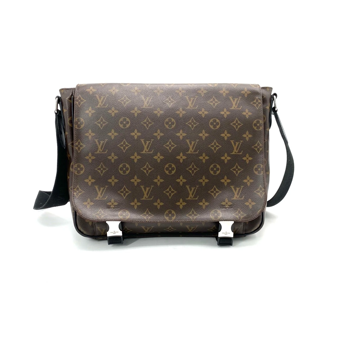95新 LouisVuitton/路易威登 LV老花双扣邮差包尺寸33/28