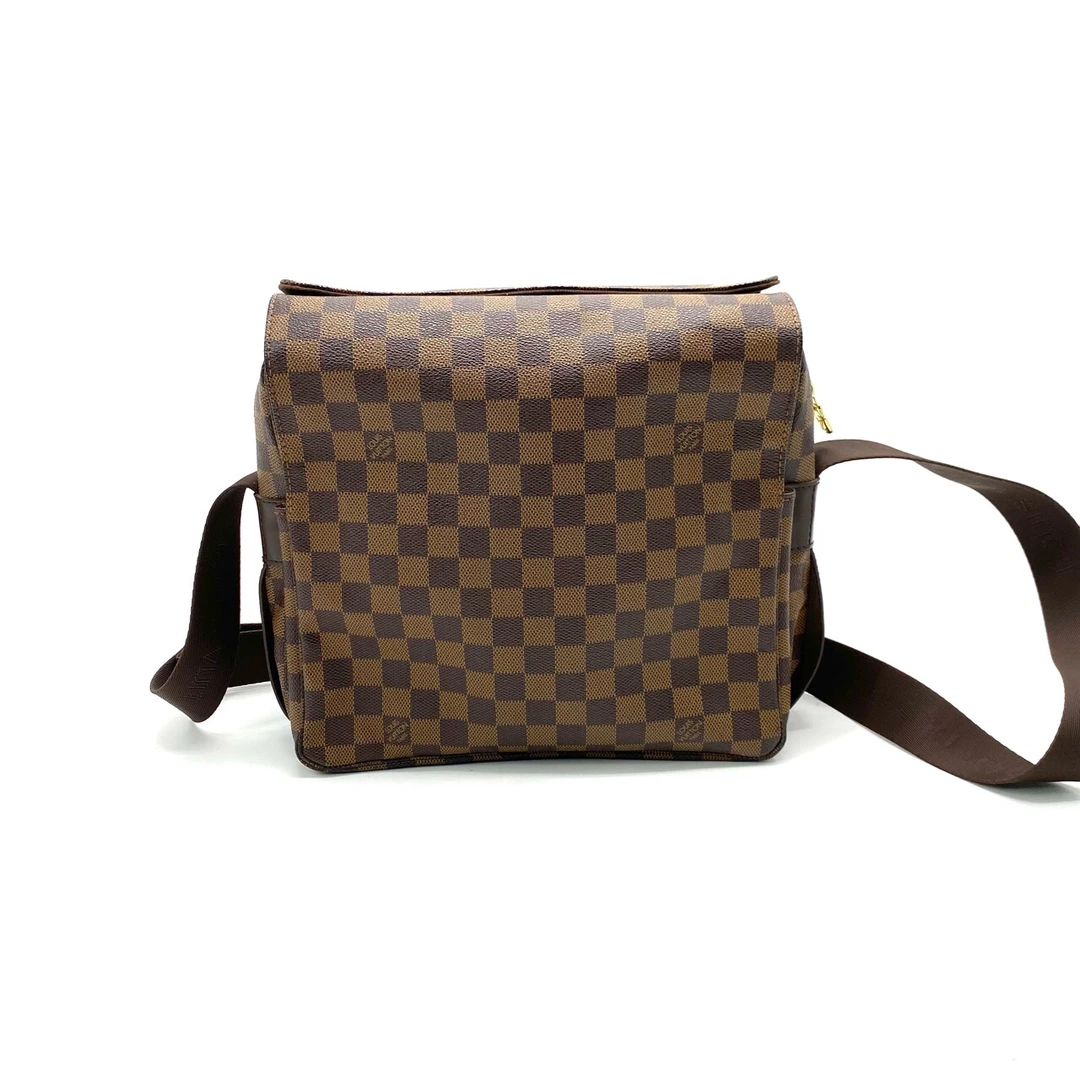 95新 LouisVuitton/路易威登  LV/95新 棕棋盘格豆腐斜挎包