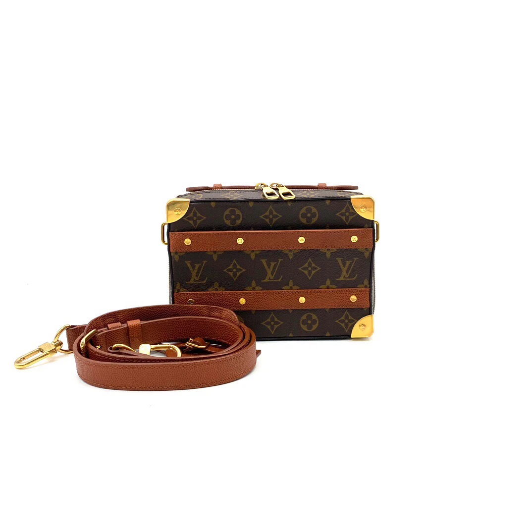 95新 LouisVuitton/路易威登 限量NBA联名trunk盒子包 尺寸22/15