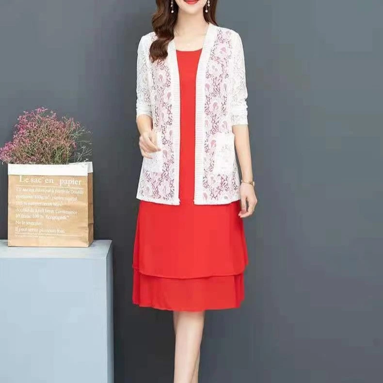 8019款时尚蕾丝开衫外搭 披肩衬衫花朵上衣大码洋气百搭复古春夏