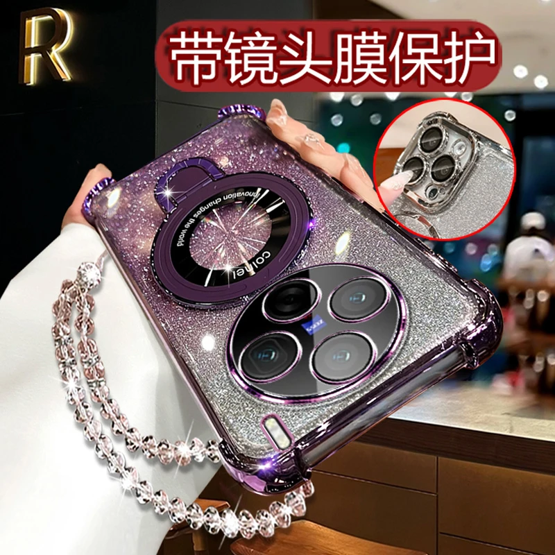 适用vivox200s手机壳女个性创意V2458A网红闪粉X200S外壳全包镜头