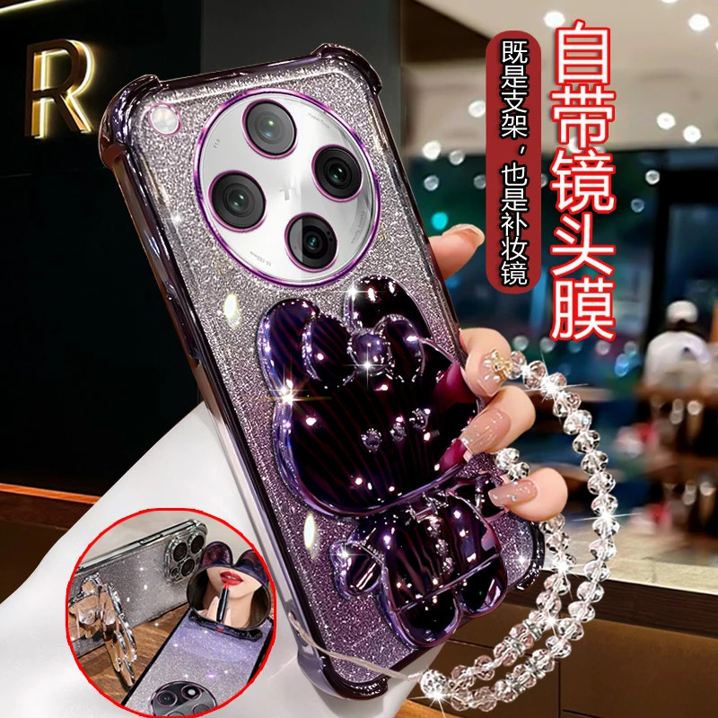 适用OPPOFindX8Pro曲屏手机壳镜头全包防摔findx8por软壳PKC110女