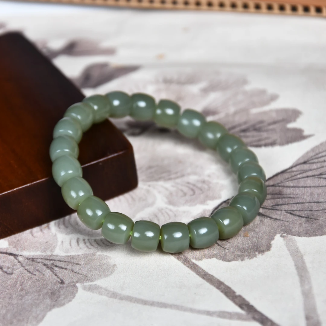 【炸炸珠宝】产地直供新疆且末蓝卡8手串