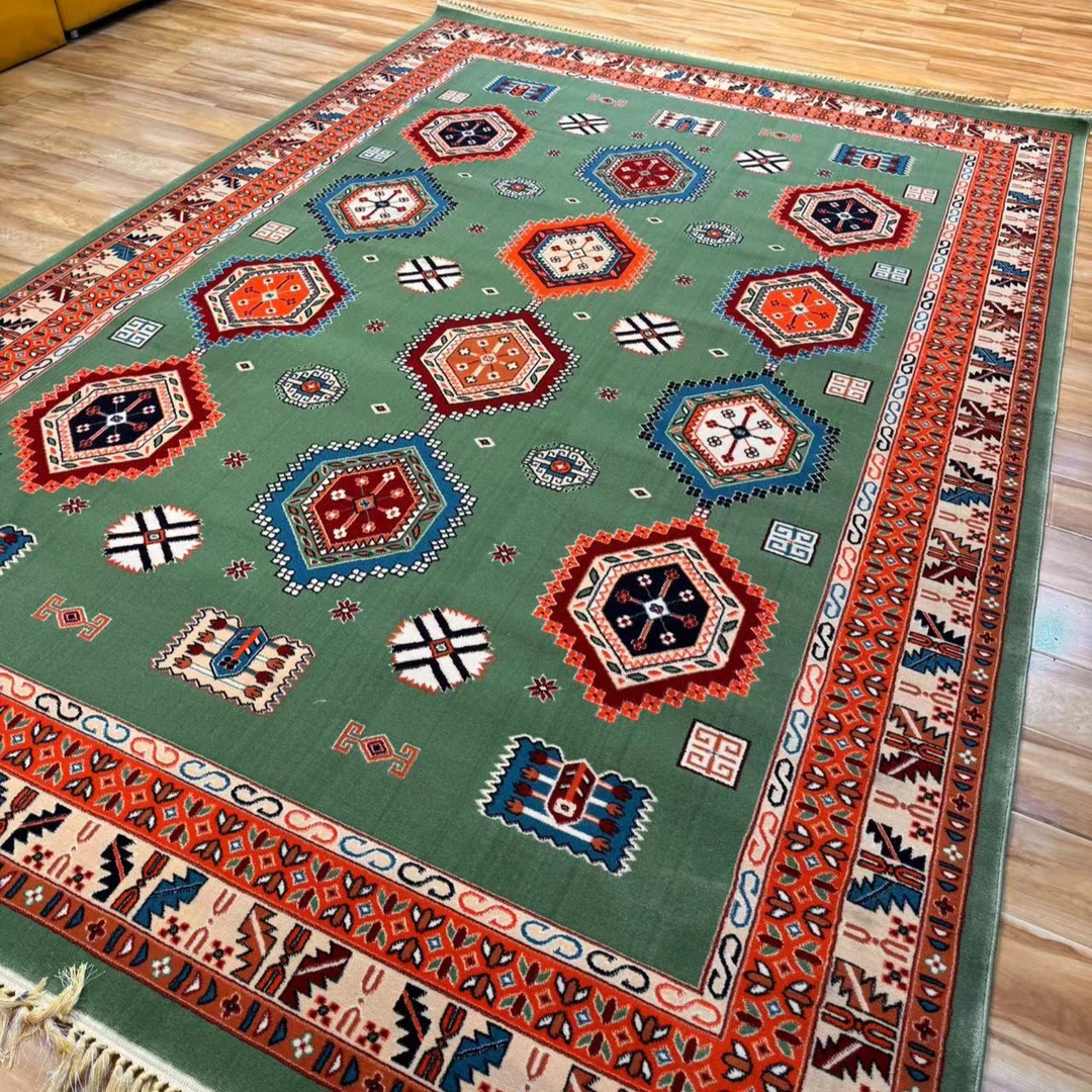 佳哈尼牌加捻地毯 客厅地毯 卧室地毯榻榻米地垫茶几垫地毯民族风