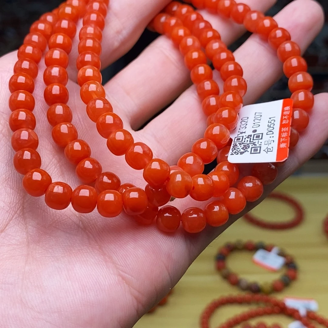 【闪购商品】南红玛瑙6.5m m未镶嵌
