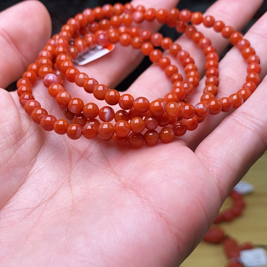 【闪购商品】南红玛瑙4.5m m未镶嵌