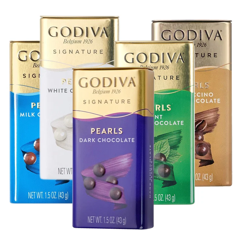 GODIVA/歌帝梵黑巧克力 进口歌帝梵巧克力豆排块零食伴手礼下午茶