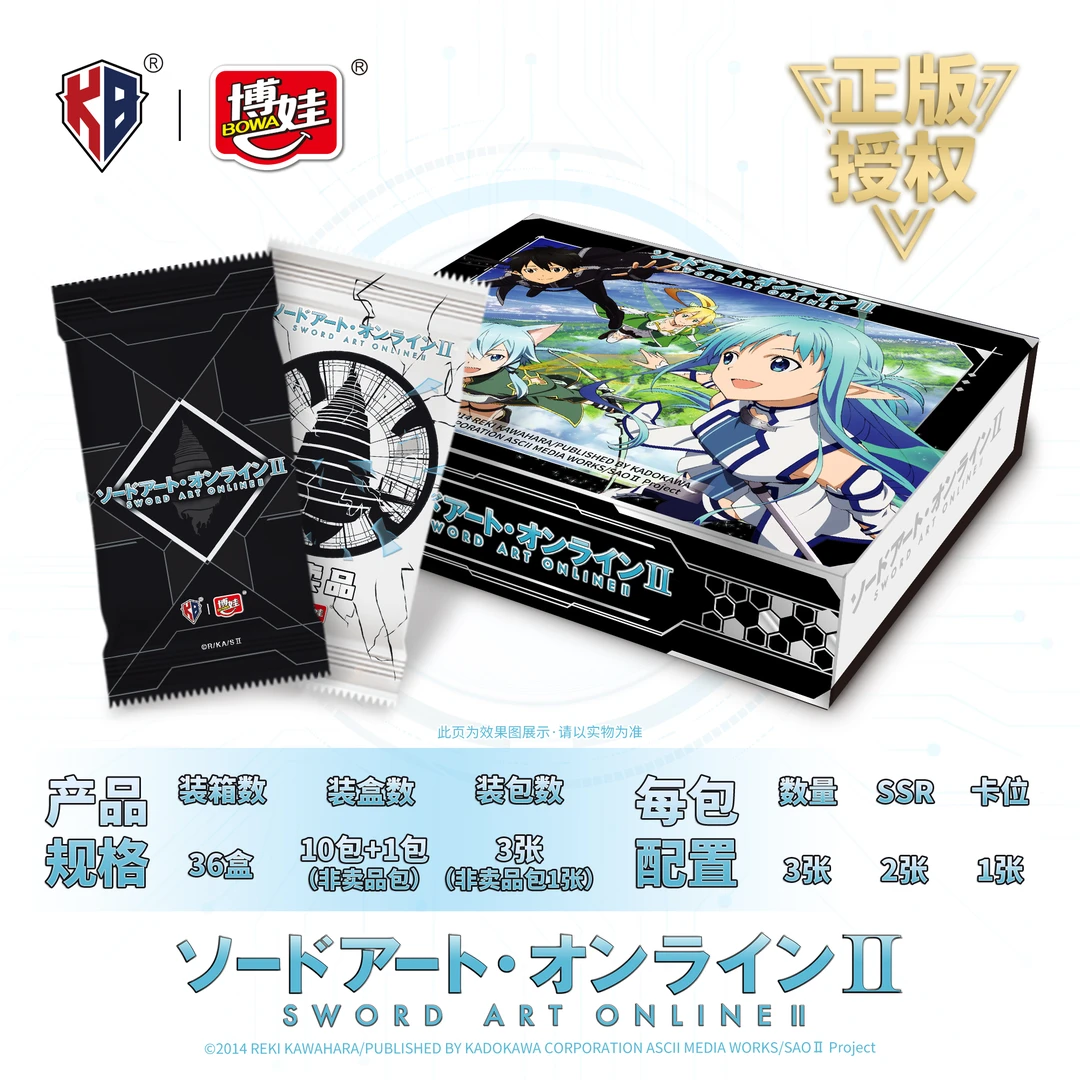 卡宝文创 正版授权《刀剑神域》收藏卡
