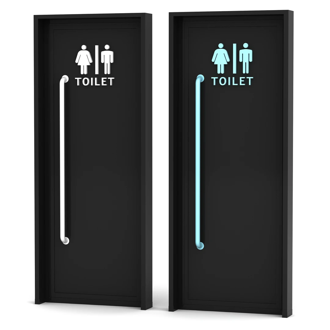 卫生间门集装箱门铁门工业风咖啡厅酒吧餐厅洗手间厨房门定制