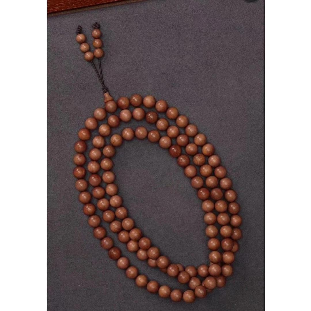 非金属木质手链 印度老山檀佛珠/8mm*108颗