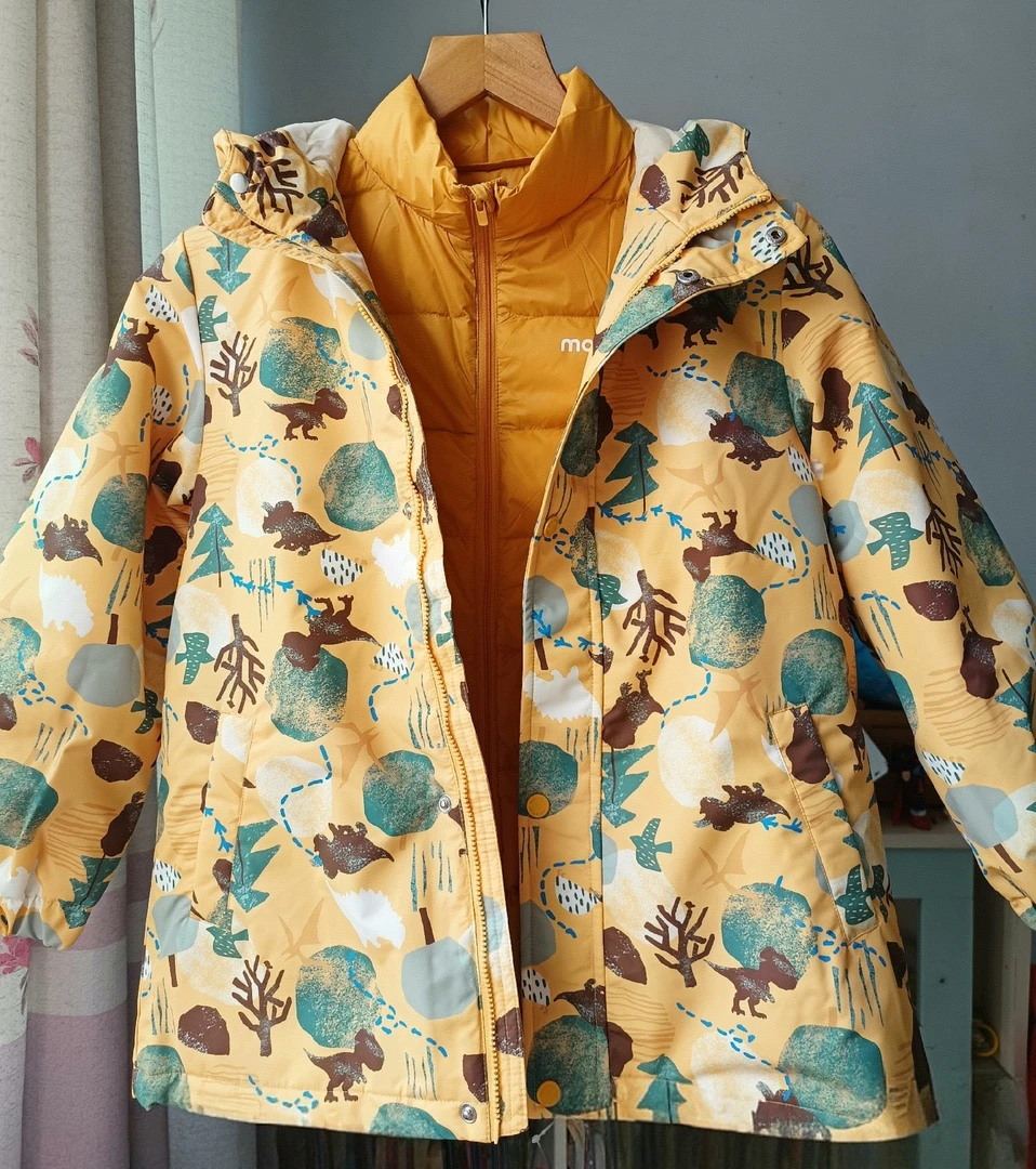 马家90码三合一冲锋衣棉服轻羽内胆（全新带吊牌）