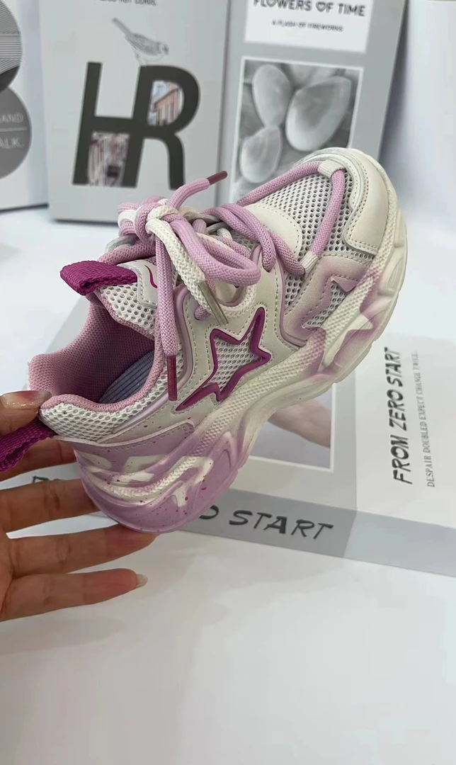 男女中大童运动休闲凉鞋 老爹鞋按编码下单