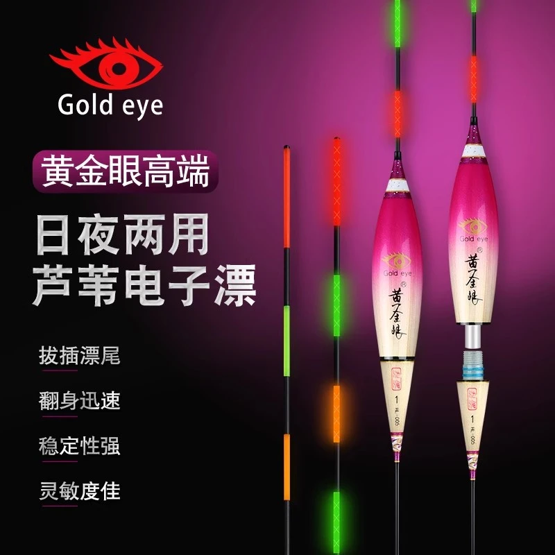 黄金眼鱼漂正品芦苇电子漂夜光鱼漂高灵敏电子夜光漂夜钓浮漂