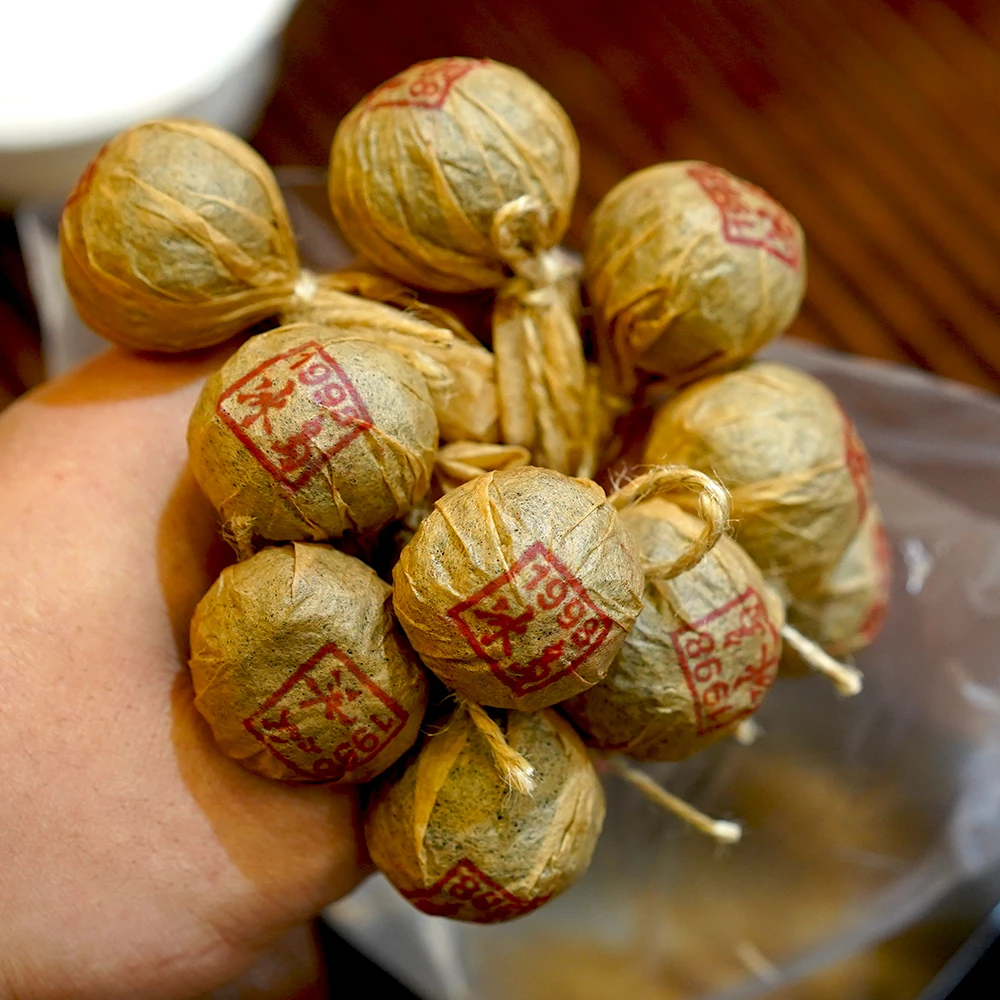 98年干仓冰岛生茶龙珠1kg