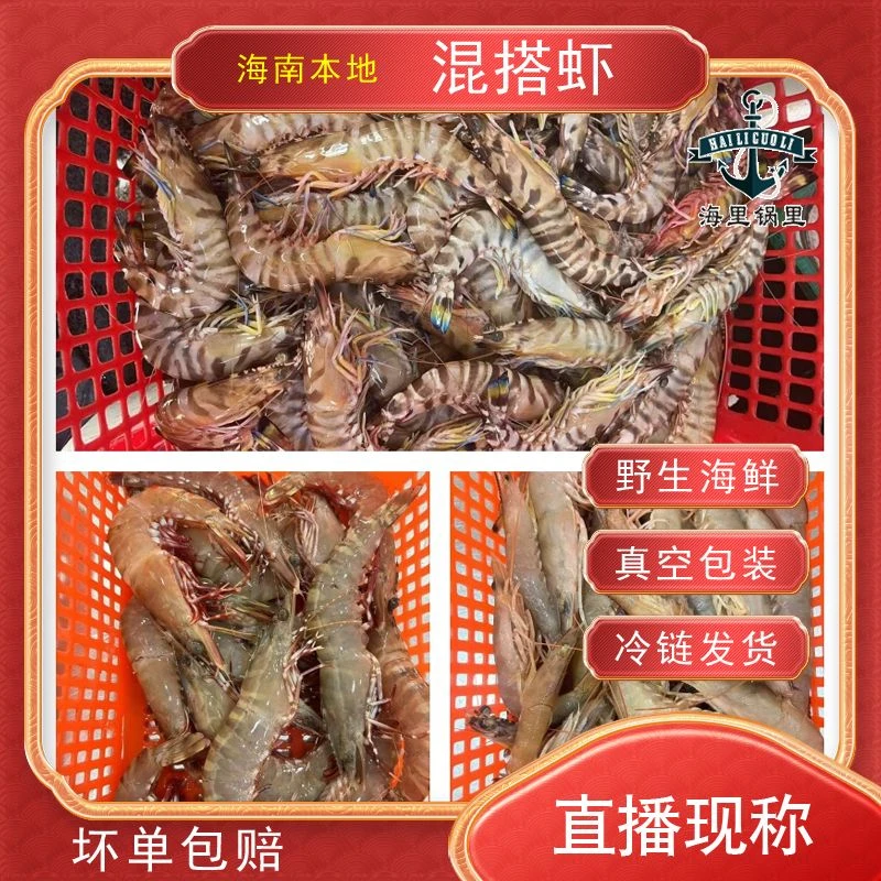 海南海捕野生【白虾】
