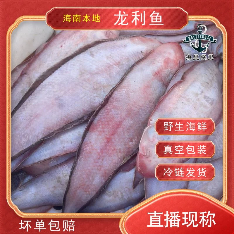 海南本地【2-3条/斤龙利鱼】直播现称1
