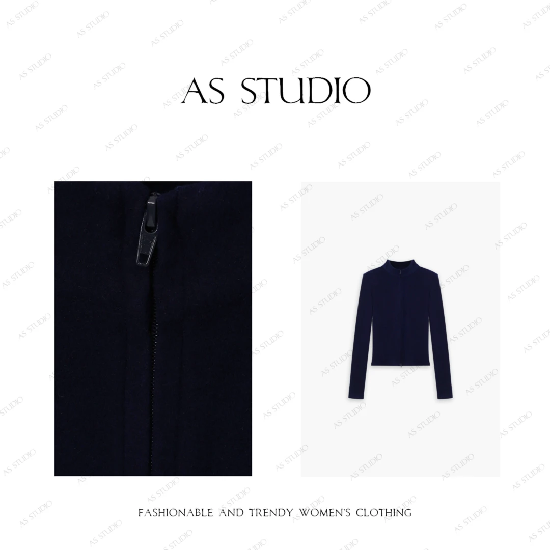 【AS瘦身镜】铭顺24新保暖磨毛软糯双头拉链打底衫AS24DWT470
