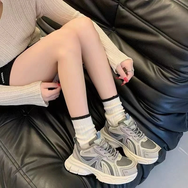 十三行上新（9582#）厚底气质百搭老爹鞋