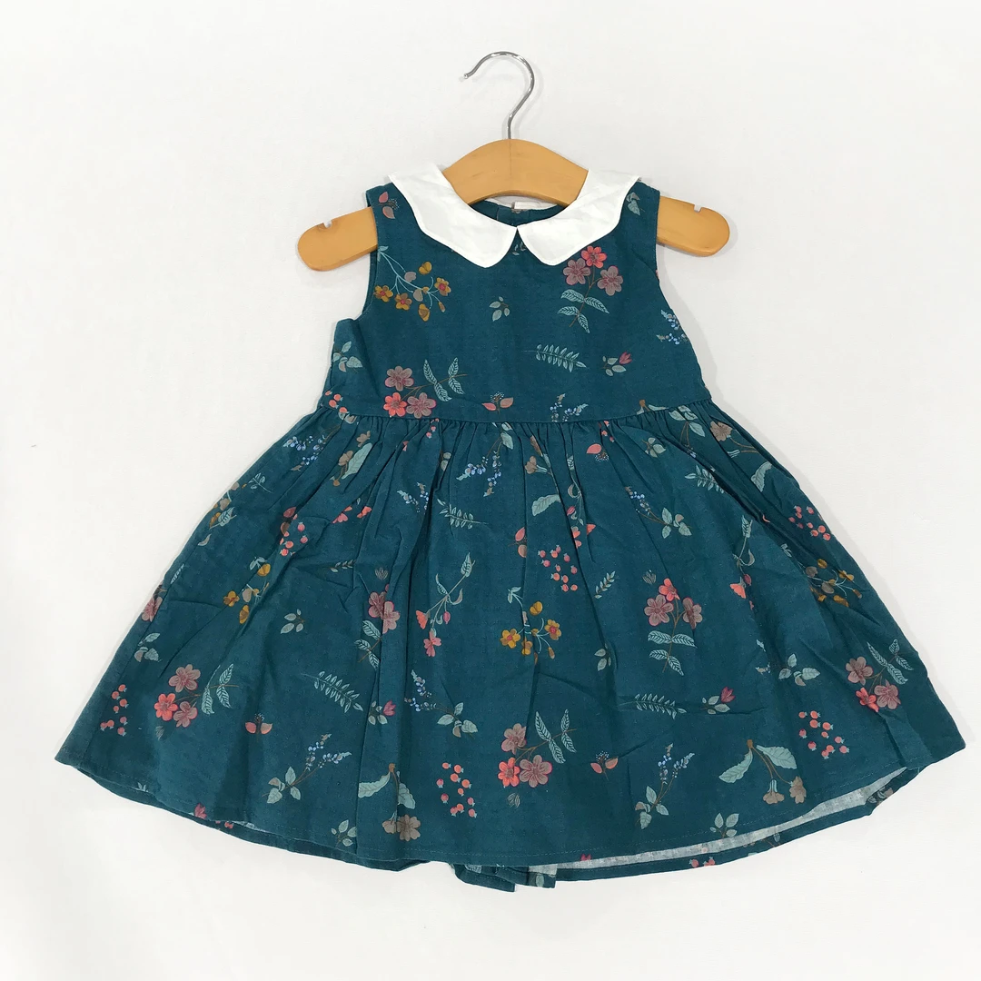 OmniEllen/欧米云艾琳女童夏装连衣裙宝宝洋气裙子儿童女孩公主裙