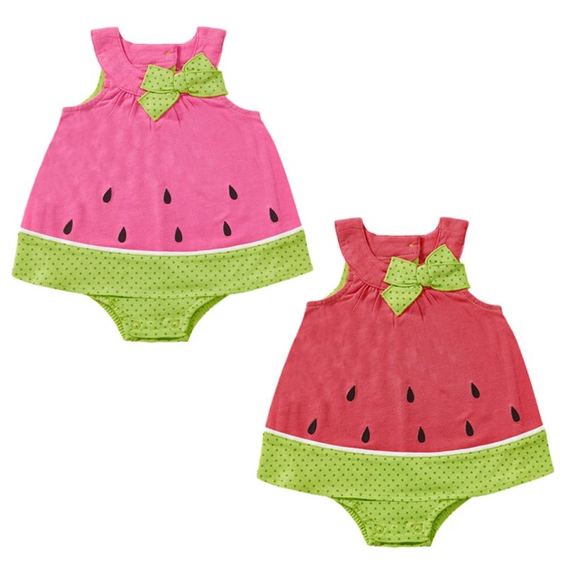 OmniEllen/欧米云艾琳婴儿包屁衣夏款宝宝衣服纯棉短袖连体包屁裙