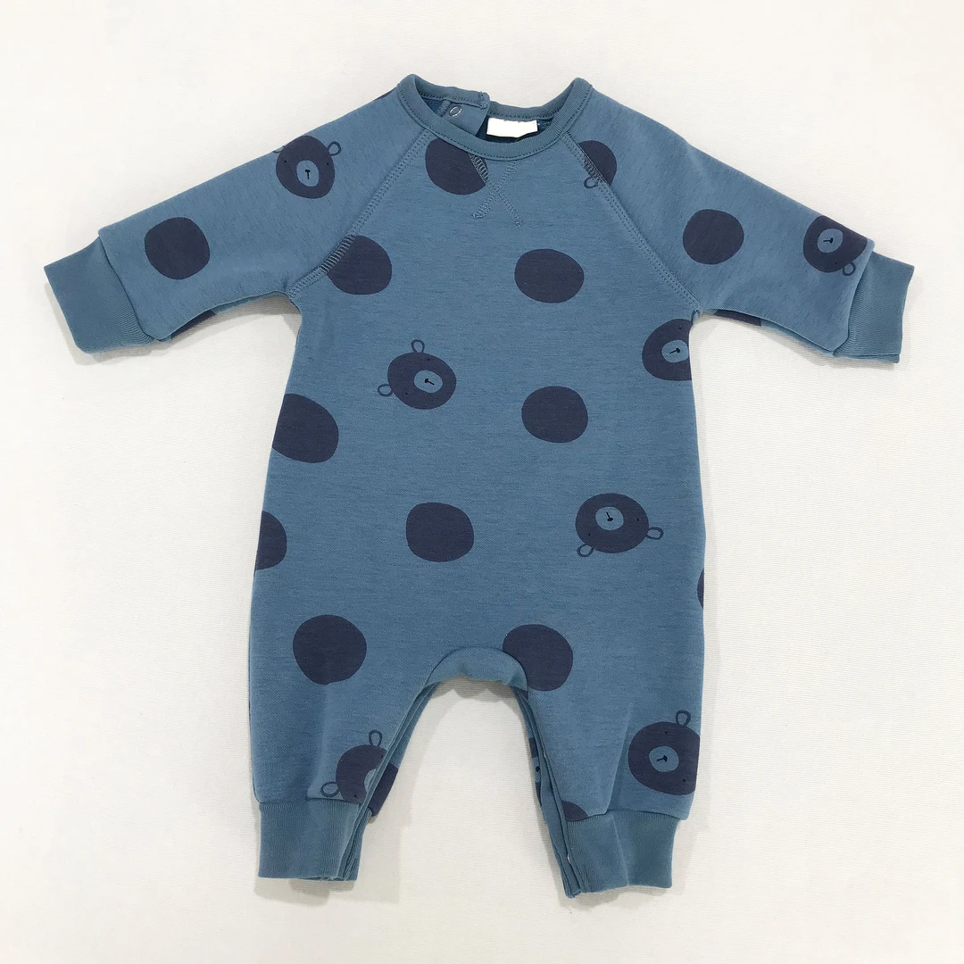 OmniEllen/欧米云艾琳婴儿连体衣洋气秋装宝宝长袖哈衣新生儿衣服