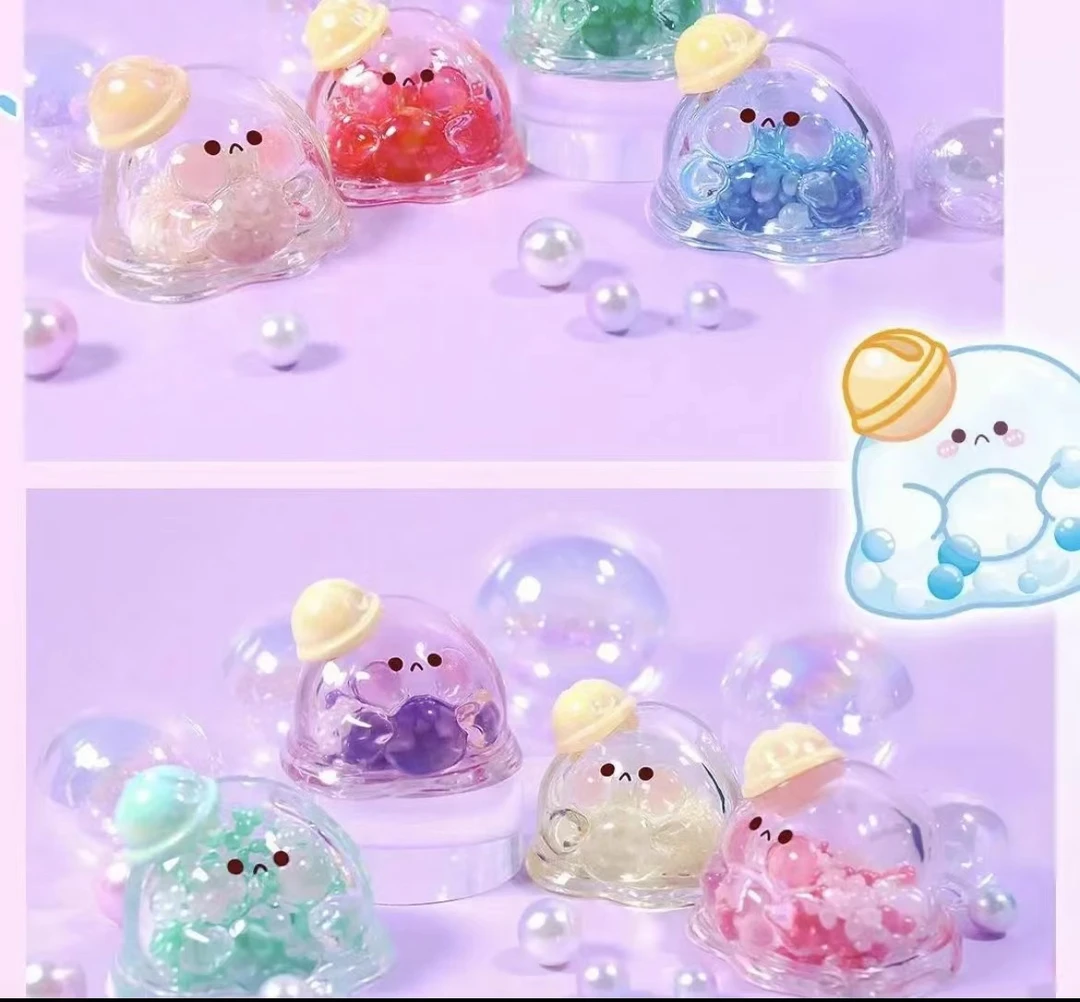 【拆盒】水波蛋幻彩派对萌粒系列潮玩盲袋