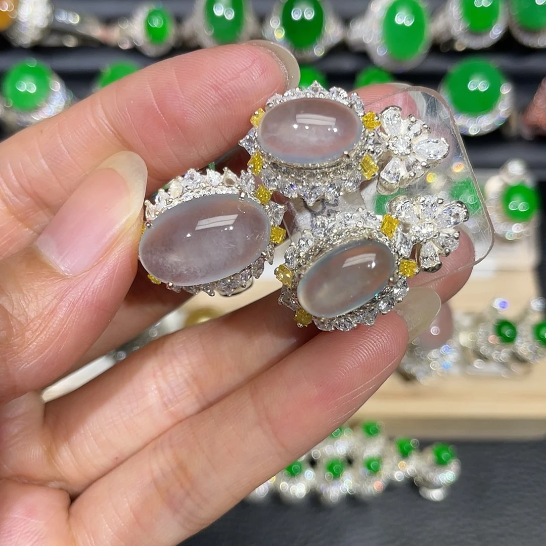 定制翡翠未镶嵌戒指