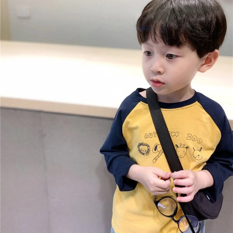 男童长袖t恤秋装儿童2025年新款宝宝上衣秋衣打底衫秋款男宝春秋