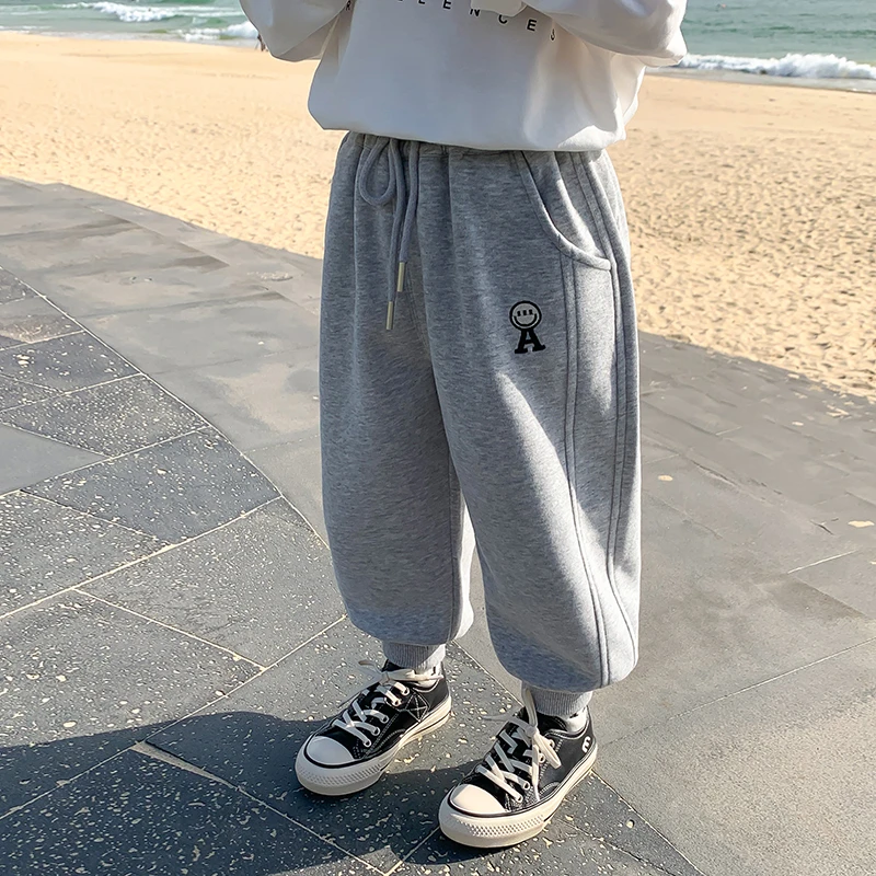 男童运动裤春秋儿童裤子2025新款洋气小童秋季宝宝秋装女孩卫裤潮