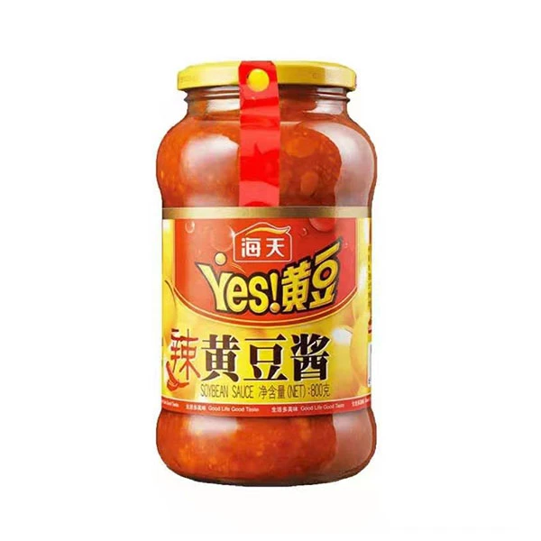 海天辣黄豆酱800g原味炒菜拌面麻辣香锅调料调味料香辣豆瓣酱辣味