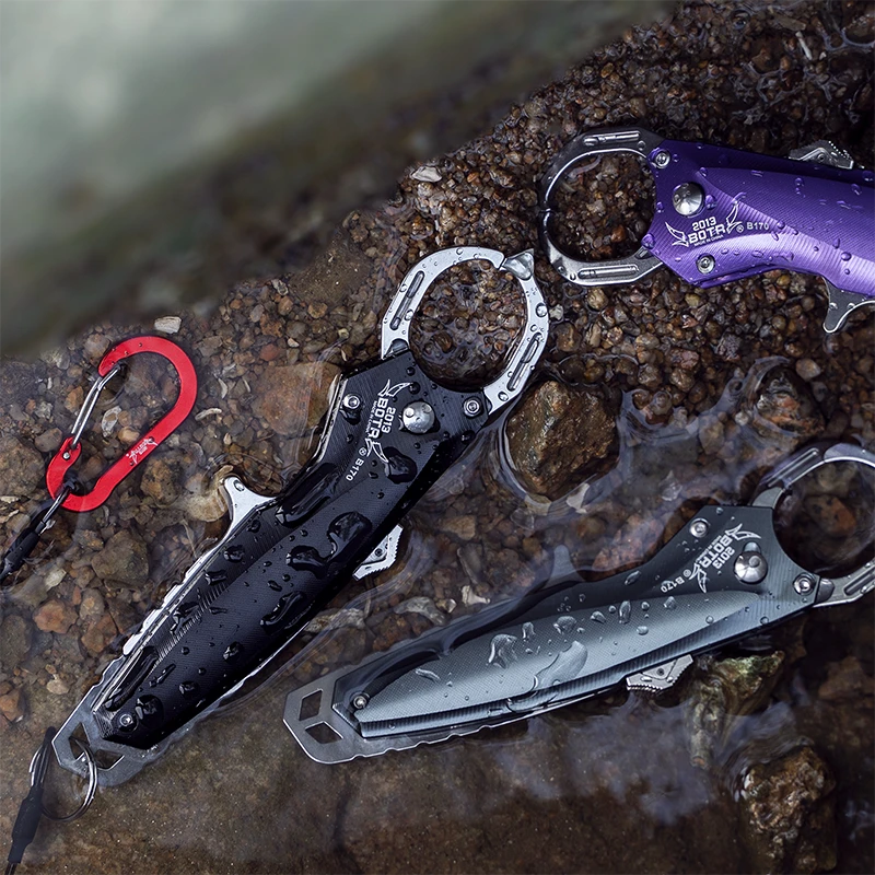 24新款BOTR冶猪钛合金控鱼器野猪夹鱼控鱼钳botr冶猪路亚开环钳