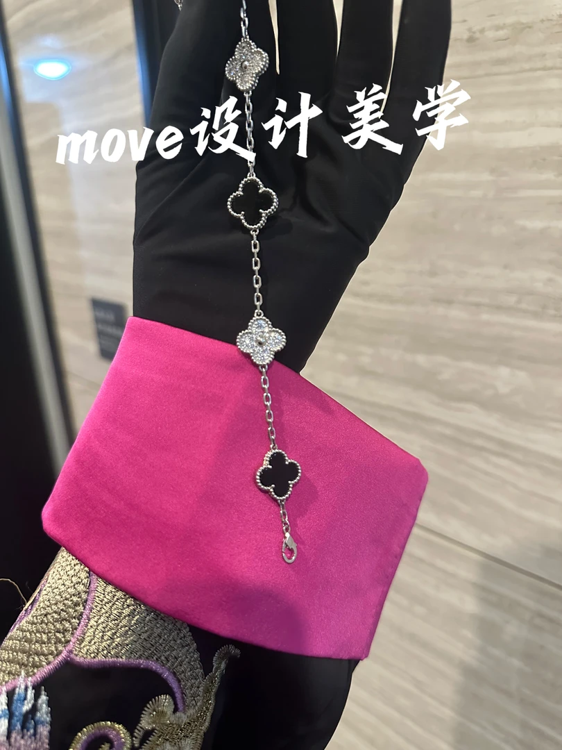 925银合成锆石手链 小众【五花手链】重工