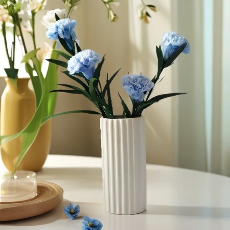 逢尔逢花【馨韵】康乃馨永生花家居植物餐桌岛台梳妆台家居装饰摆件