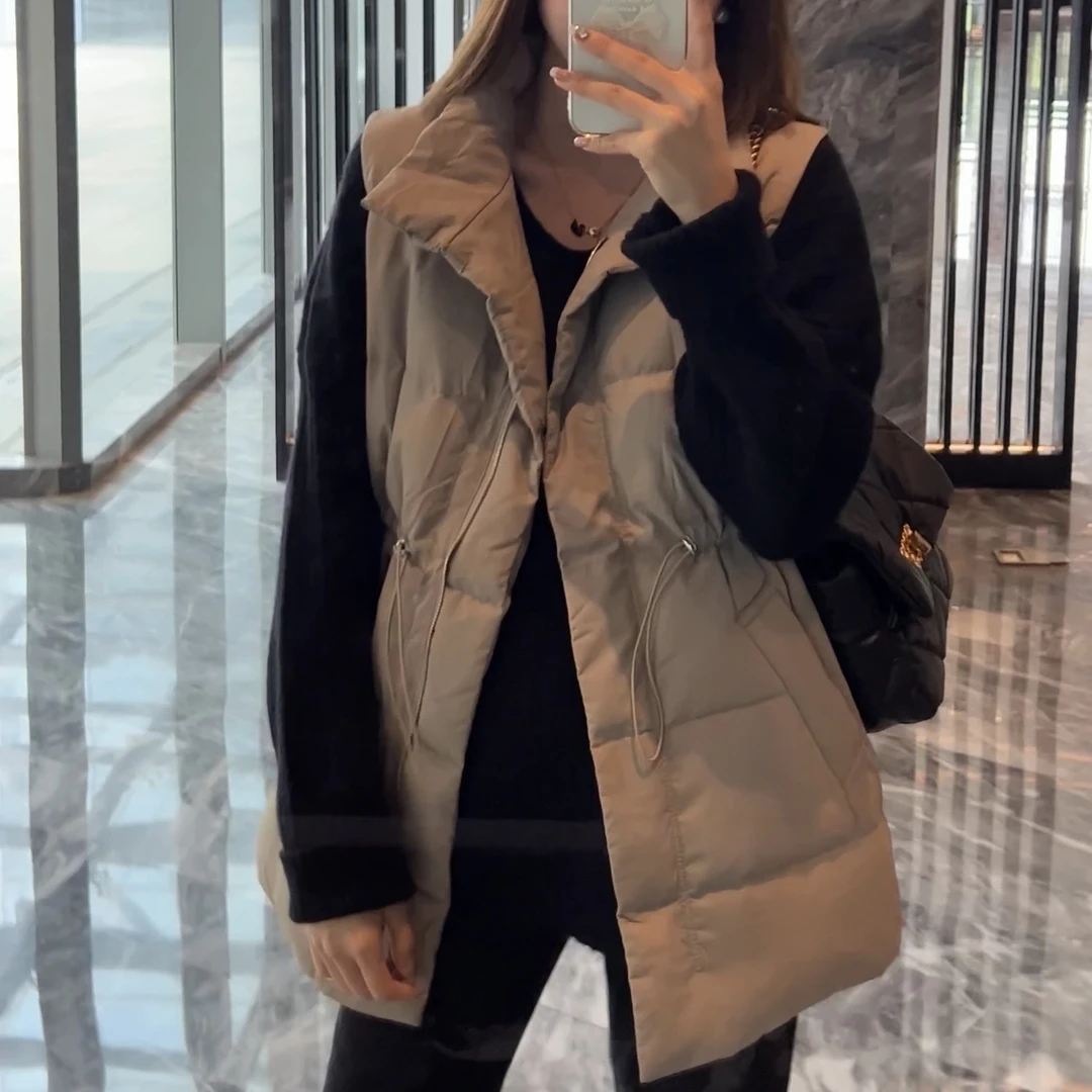 【LiLi孕妇装】棉服马甲韩版百搭外搭秋冬外套