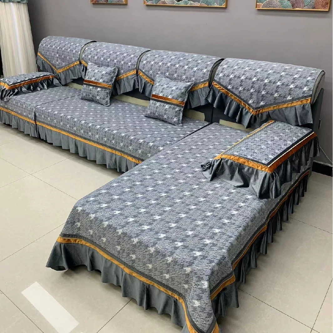 【千鸟格】简约沙发垫