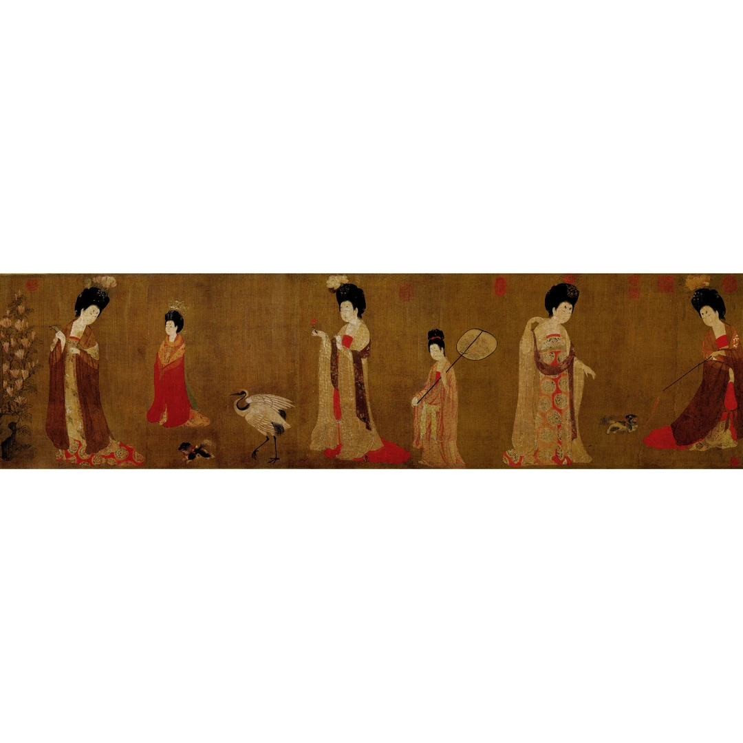 唐辉建《簪花仕女图》临摹课