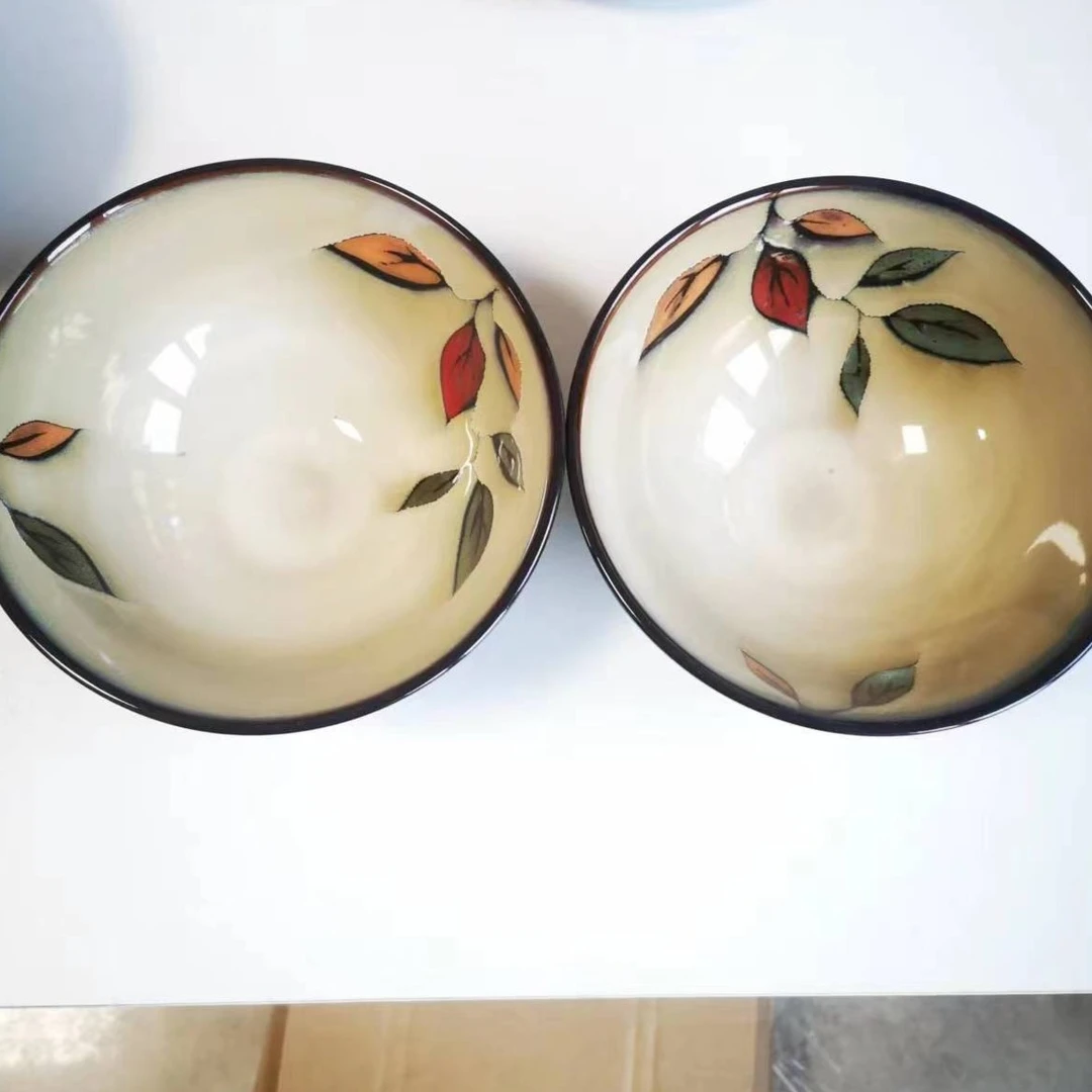 利利家彩叶7英寸斗笠大面碗两只活动价